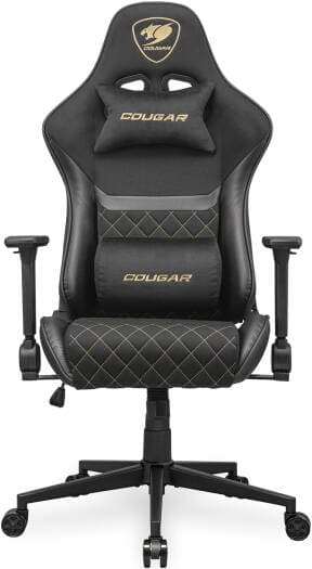 CYBERART White/Beige Gaming Chair, Ergonomic...