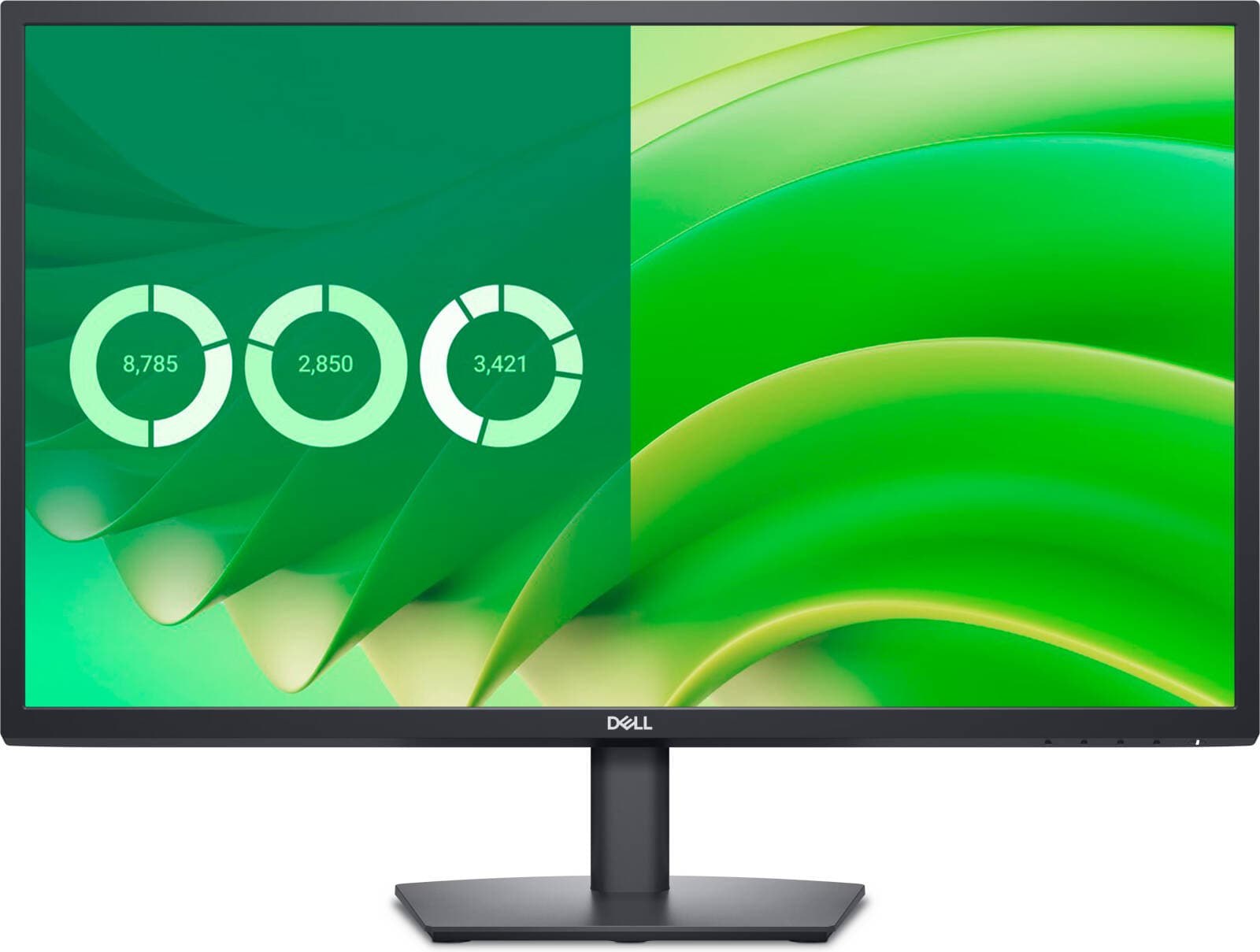 Dell E2725H 27" Full HD Monitor, VA, 75Hz, 5ms, 300 nits, DisplayPort 1.2, VGA, 3-Year Warranty | E2725H