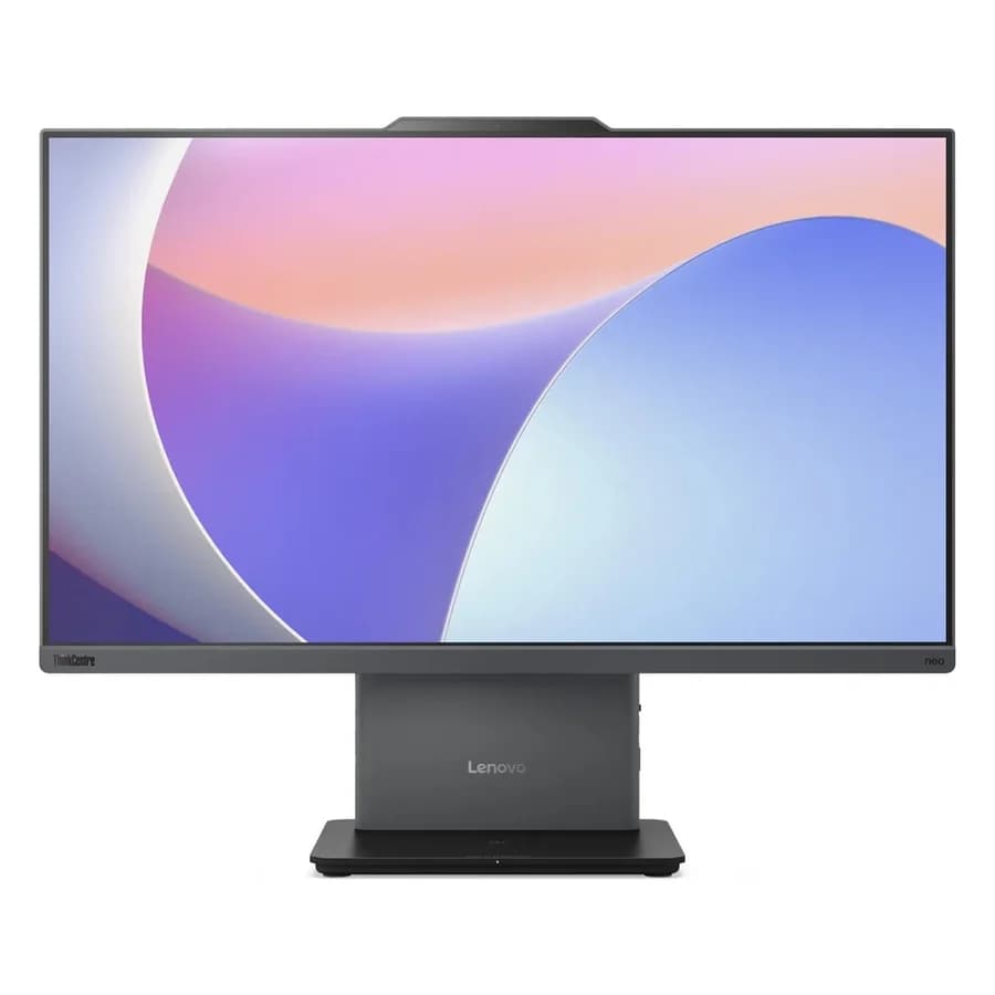 Lenovo ThinkCentre Neo 50a 24 Gen 6 All-in-One PC – Intel Core Ultra 7 256V, 16GB LPDDR5X, 512GB SSD, Intel Arc Graphics 140V, 23.8" FHD IPS Non-Touch, DOS, English-Arabic Wireless K/B, Luna Grey | 13QG001SGR