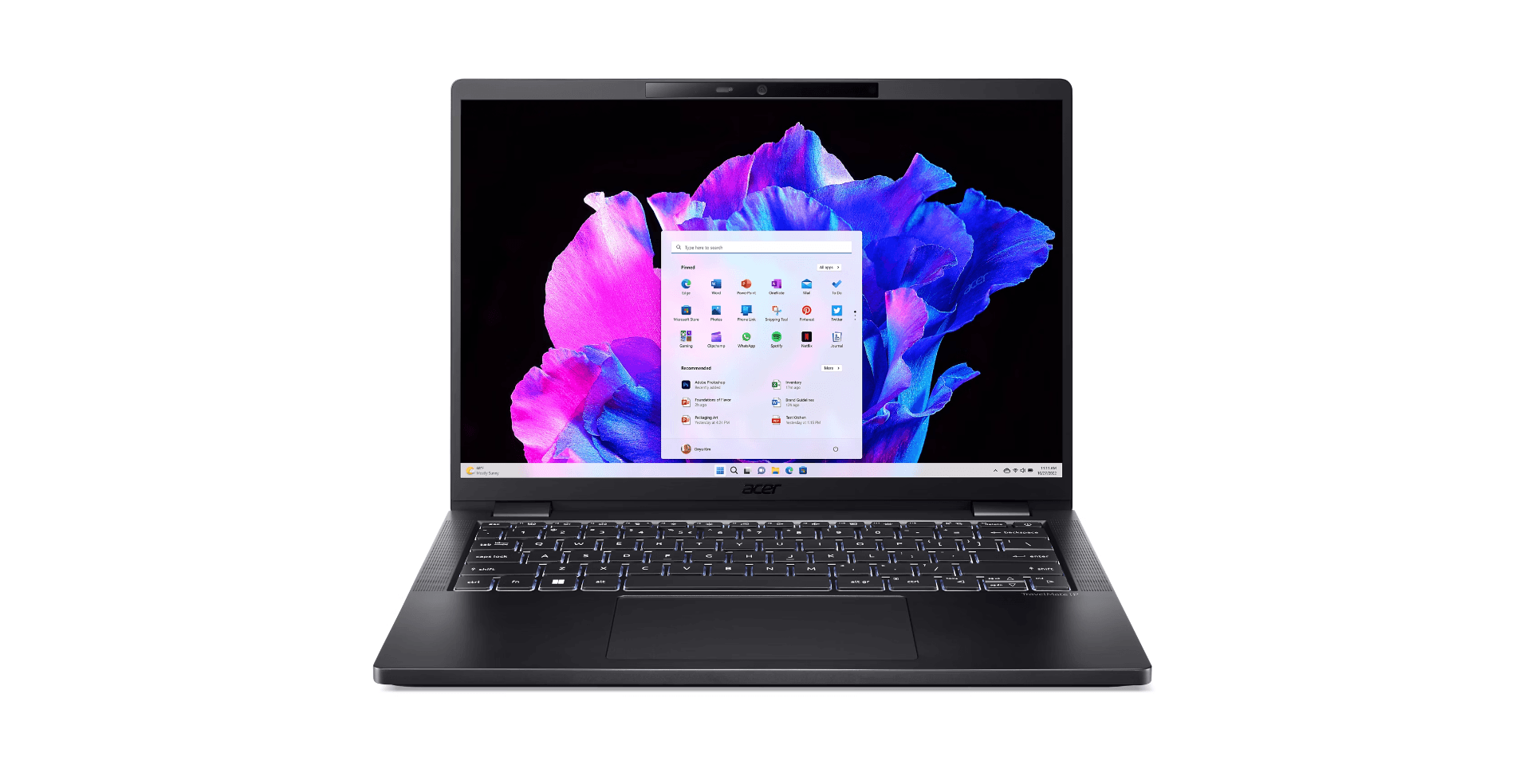 Acer TravelMate P6 14 TMP614-53-TCO-7076 Laptop, Intel Core i7-1355U, 16GB LPDDR5, 1TB PCIe 4.0 SSD, 14" WUXGA IPS, Windows 11 Pro, E/A Keyboard, 1-Year Warranty | NX.B0AEM.007
