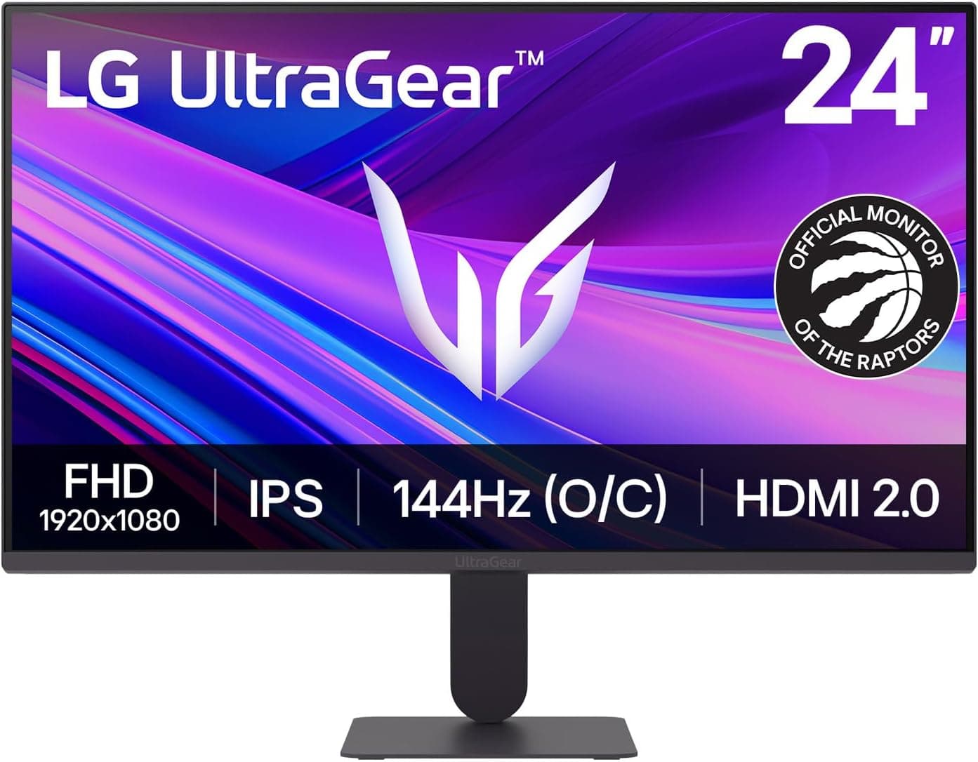 LG UltraGear 24G411A-B.AMA 23.8-Inch FHD IPS Gaming Monitor – 120Hz / 144Hz O/C, 1ms MBR, HDR10, G-SYNC Compatible, FreeSync, HDMI 2.0, DP 1.4, Black