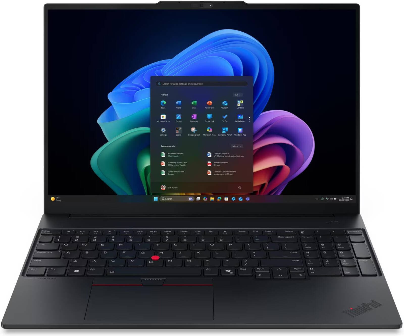 Lenovo ThinkPad E16 Gen 3 16" WUXGA Laptop, Intel Core Ultra 7 256V, 16GB LPDDR5X, 512GB PCIe 4.0 SSD, Intel Arc 140V, English Backlit Keyboard, DOS, 1-Year Warranty + Topload Case | 22AY0016GQ